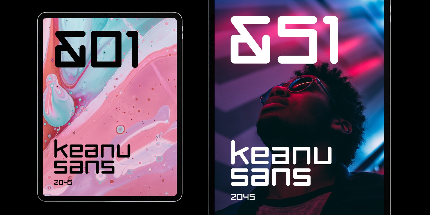Keanu Bold Font preview